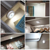 Round Shape 8 LED Motion Sensor Induction LED Light