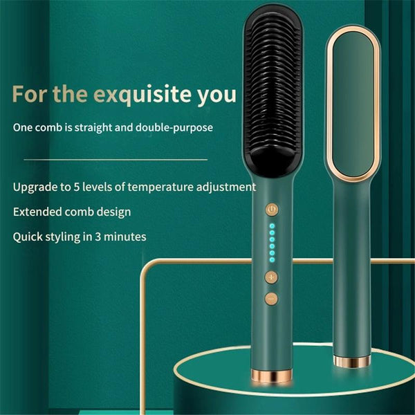 Electric Hair Straightener Comb Brush