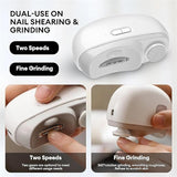 2-in-1 Electric Nail Clipper & Nail File With Light