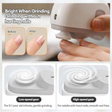 2-in-1 Electric Nail Clipper & Nail File With Light